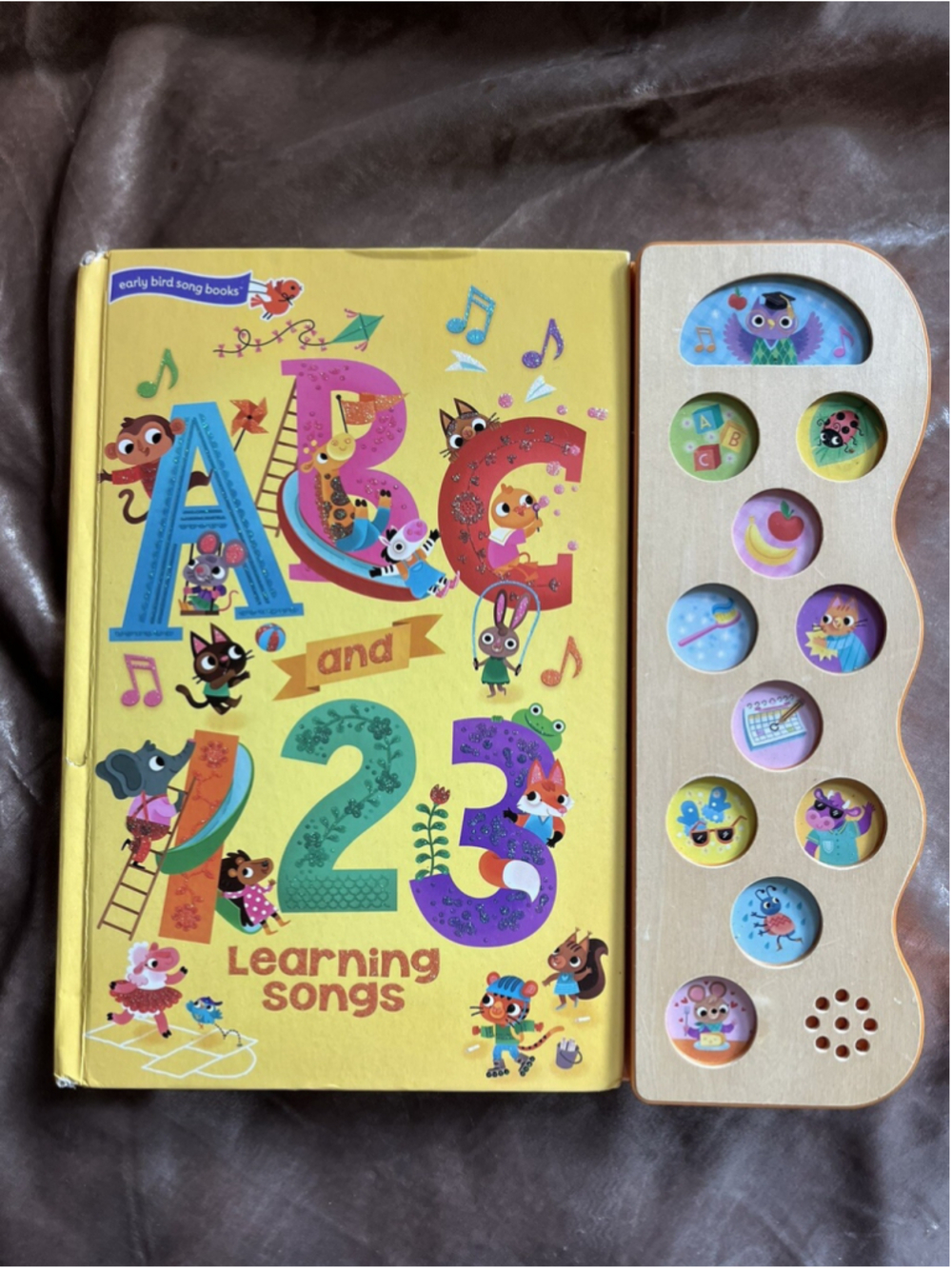 ABC and 123 Learning Songs (11 Button Sound Book) by Nestling, Rose Board book